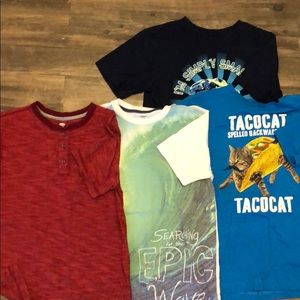 Boy’s Lot 4 Shirts Size L (10/12)